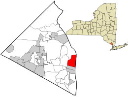 Location in Rockland County and the state of New York.