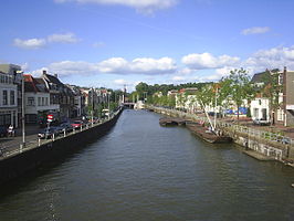 Vaartsche Rijn met Westerkade (links) en Oosterkade (rechts)