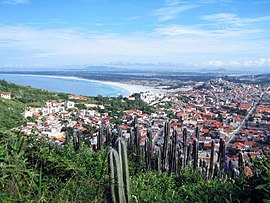 Vista da cidade a partir do alto do Atalaia.