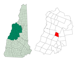 Location in Grafton County, New Hampshire