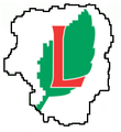 Ancien logo du Limousin dans la carte simplifiée de la région (2007)