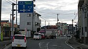 国道301号との分岐 浜松市浜名区三ヶ日町