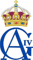 Monogramme du roi Gustave IV Adolphe.