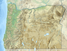 Location of Lake Allison in Oregon, USA.