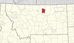 Location in Montana