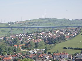 Vue du mont Lambert depuis le village d'Écault.