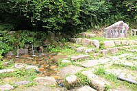 茶臼山東面にある根羽川の源流部（長野県根羽村）