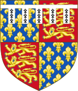 Blason en tant que duc de Hereford.