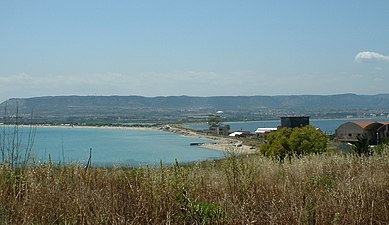 I Climiti visti dalla penisola di Magnisi.