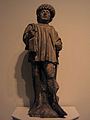 Saint Bavo, ca. 1460. North Netherlandish. Limestone with traces of polychromy. Metropolitan Museum of Art, New York City.