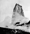 Image 38The lava spine that developed after the 1902 eruption of Mount Pelée (from Types of volcanic eruptions)