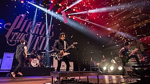 Pierce the Veil performing at Rock im Park in Nuremberg, Germany, 2017