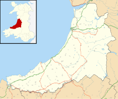 Gorsgoch is located in Ceredigion