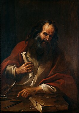 Portret Euclides door Antonio Cifrondi (1656–1730)