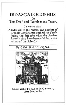 Didascalocophus – Titel der Ausgabe von 1680