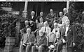 Fiske is second from the right in the back row in this photograph of 13 retired U.S. Navy and U.S. Marine Corps flag officers taken ca. 1923.