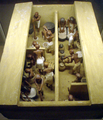 Image 11A funerary model of a bakery and brewery, from the Eleventh dynasty of Egypt, c. 2009–1998 BCE (from History of beer)