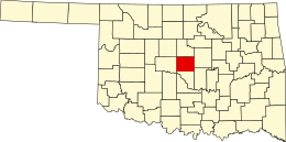 Contea di Oklahoma – Mappa