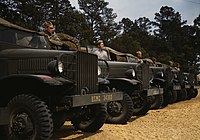 Marine motor detachment, New River Barracks, 1942