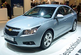 Chevrolet Cruze LT sedan voor de Europese markt.