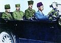 10 Eylül 1922: Başkomutan Mustafa Kemal Paşa, yanında Genelkurmay Başkanı Fevzi Paşa ve yaveri Salih Bey (Bozok) ile birlikte İzmir'e geliyor