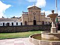 Plaza fundacional de Samacá.