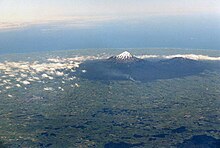 Mount Taranaki im Vorbeiflug