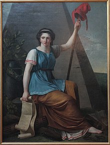 Nanine Vallain: A Szabadság allegóriája (1794) (Francia forradalom múzeuma)