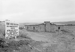 Almond Stage Station at Point of Rocks, built in 1862