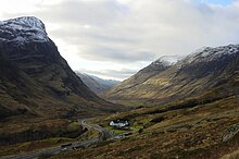 A82 passing through Glen Coe