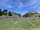 Forum Romanum, Titusbogen und Tempel der Venus und der Roma, Rom 25. Juni 2012