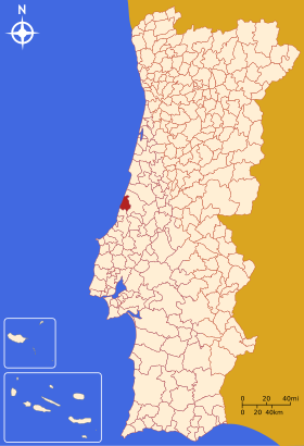 Localização de Marinha Grande