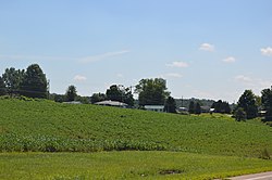 Along State Route 160 northwest of Kerr