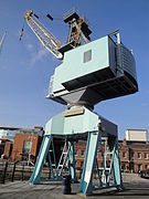 Quayside crane