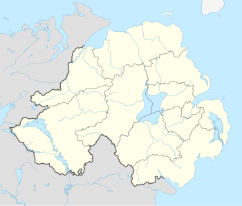 1991–92 Irish League is located in Northern Ireland