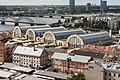 Central Market and railway tracks