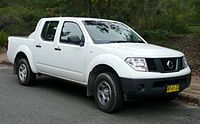 Nissan Navara RX (Australia; pre-facelift)