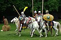 Rievocazione storica di cavalieri legionari