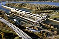 Aerial view of McAlpine Locks circa 2000