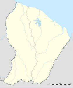 Mappa della Guyana francese