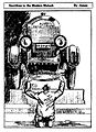 Image 42Sacrifices to the Modern Moloch, a 1923 cartoon published in St. Louis Star, criticizing the apparent acceptance by society of increasing automobile-related fatalities (from Road traffic safety)