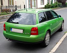 Face arrière de l'Audi A4 Avant (B5) Phase 2