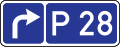 Regional road number and direction