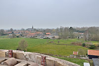 Gapinge gezien vanuit de molen De Graanhalm