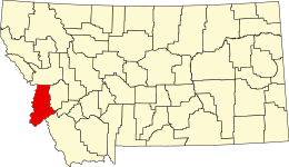 Contea di Ravalli – Mappa