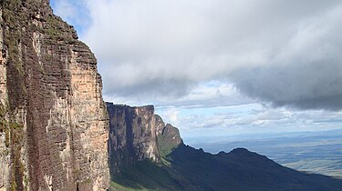 Paredões do monte Roraima