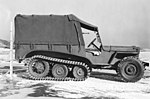 Halbketten-Jeep, Experimentalfahrzeug der US-Army.