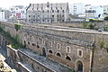 Le bâtiment aux Lions et la prison de Pontaniou.