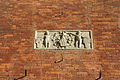 Flachrelief an der Fassade