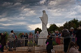 El monte Podbrdo (colina de las apariciones)